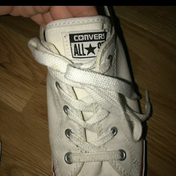 SOLD White Converse - Picture 2 of 2